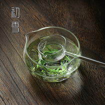 Japanese glass tea bowl large bubble green tea special tea set with tea spoon large capacity kung fu tea set fair Cup