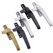 Broken Bridge aluminum alloy window 50 Type handle cascades external push plastic steel window handle window lock door and window seven-character handle