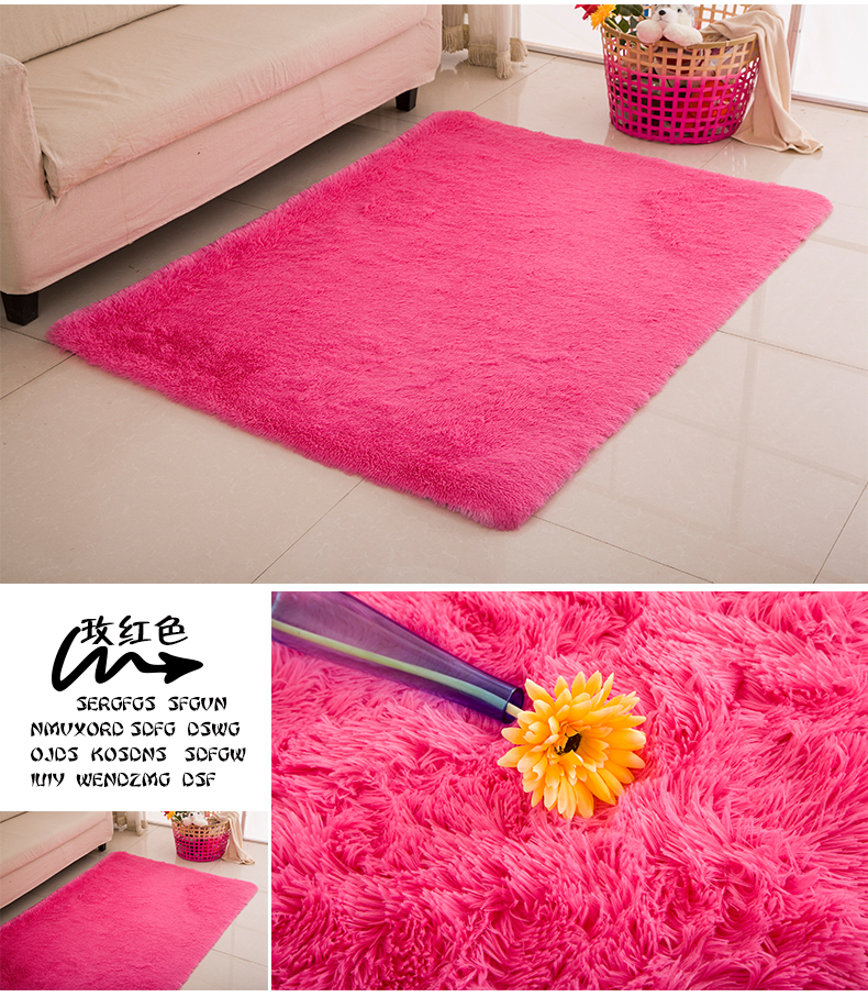 Tuỳ chỉnh thảm giường bao phủ toàn bộ phòng ngủ phòng nhà hình chữ nhật dây dày thảm thảm sang trọng bàn cà phê - Thảm thảm đỏ