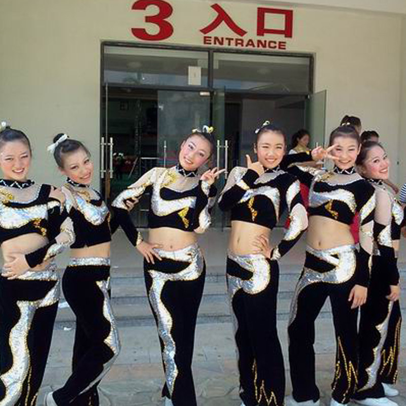 Fitness playground Conqueror Costume Show Suit Women Suit Group Customized Cheerleading Aerobatics Bodysuit New Product