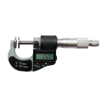 Guanglu digital display gear public law line micrometer pan head paper measurement electronic accuracy 0-25mm0 001