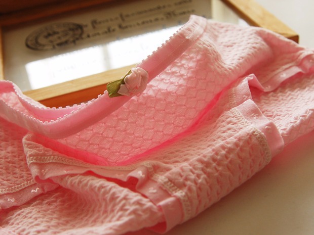 6 quý cô khí chất bong bóng cotton phụ nữ eo thấp đồ lót quần lót thun lạnh