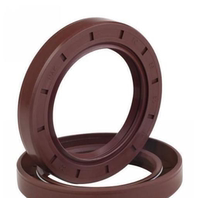 27*40*8 TC fluorine rubber skeleton oil seal double lip with spring NBR oil resistant IVAK brand