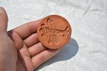 Nostalgic old objects 50-80 s folk artists hand-made Dragonfly aircraft pottery mold mud mold