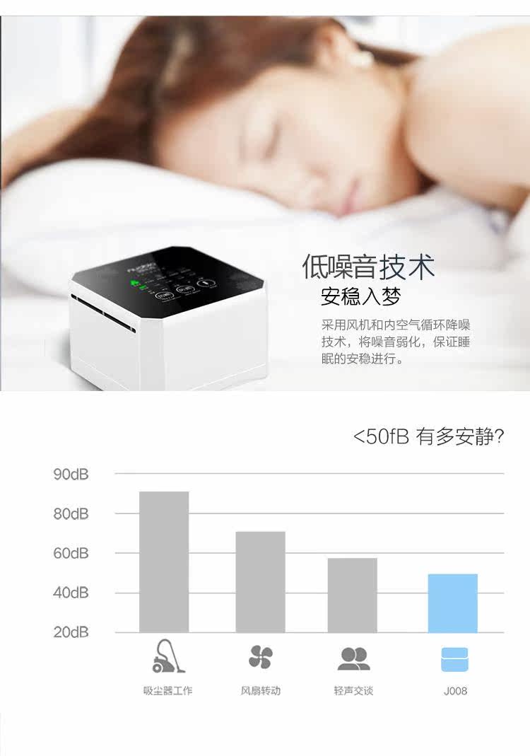 Очиститель воздуха 电商礼品诺比克家用迷你小型负离子除烟除尘桌面空气净化器底噪音