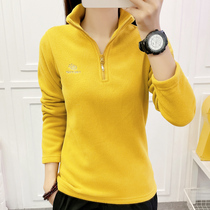 Autumn and winter outdoor fleece lovers warm assault clothes inner women explore fleece mens semi Cardigan Cardigan mountaineering suit