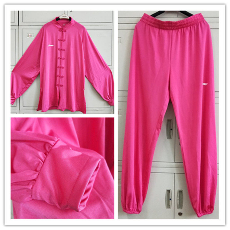 Li Ning Wushu series base Tai Chi Fitness Qigong long sleeve suit for men and women
