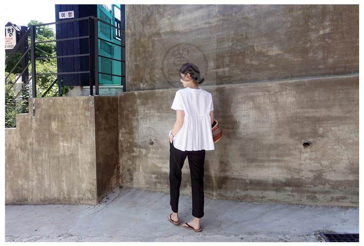 товар из китая None (Ins Super Hot T-shirt Women's Short Sleeved Summer Clothes