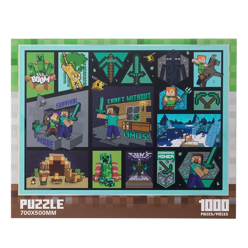 Miniso Minecraft головоломка на 1000 деталей