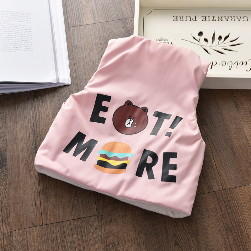 Áo vest bé trai nhung nhỏ vest 2018 thu đông mới áo vest len bé trai mùa đông