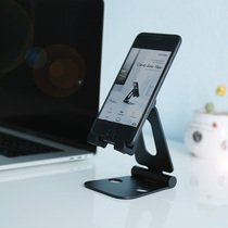 Portable folding mobile phone stand Simple desktop bedside Aluminum alloy bracket Universal lazy desktop mobile phone stand
