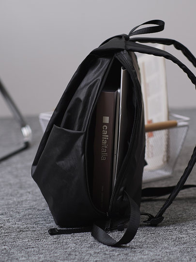 Backpack men's multifunctional sports backpack lightweight waterproof high-end computer bag trendy brand solid color student school bag women