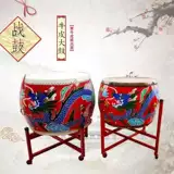 Барабанная барабанная барабанная барабан Китай красный барабан барабан барабан взрослой детский военный барабан и барабан, нарисованный храмовый барабан барабан, барабан