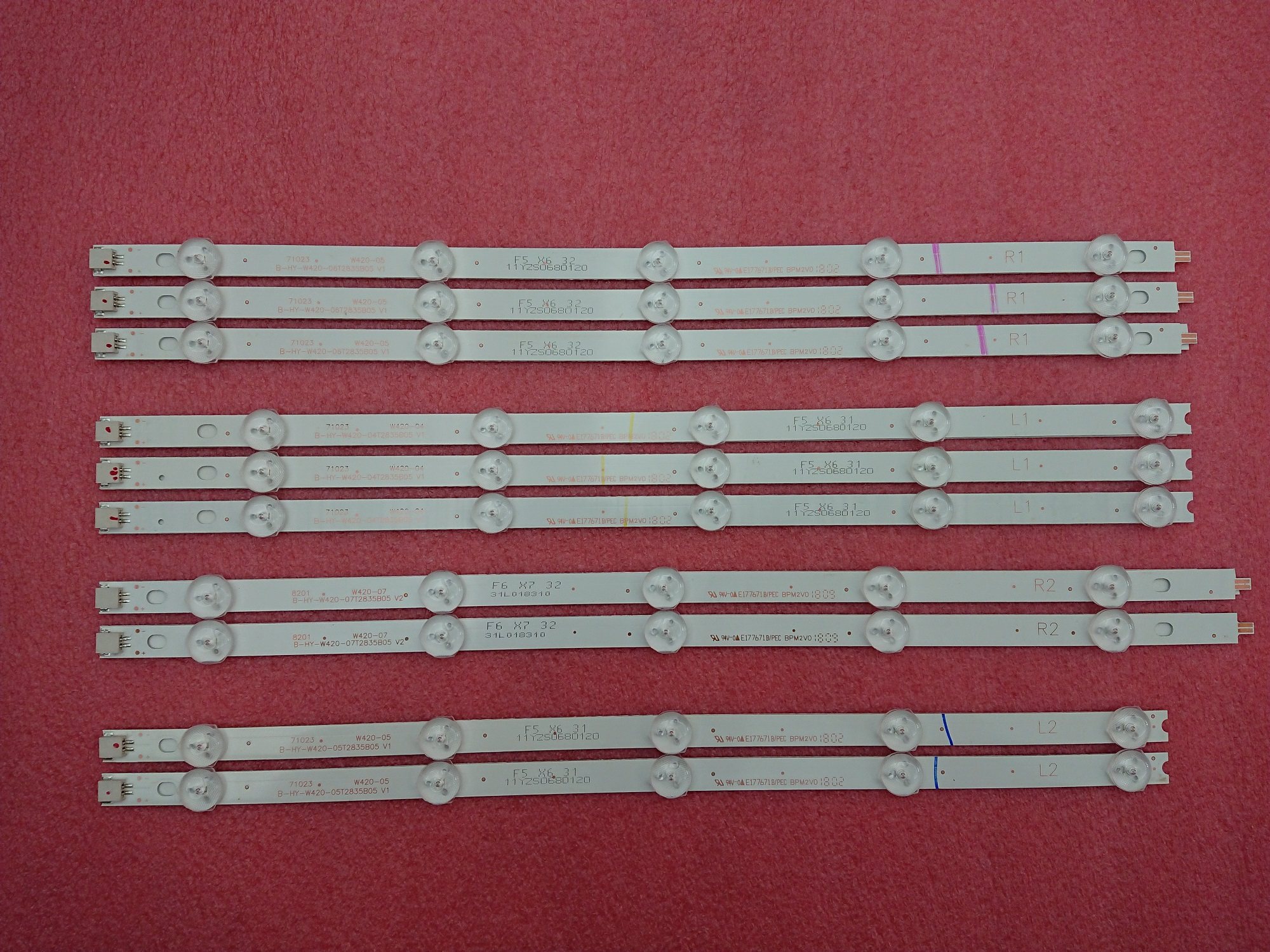 New 42 inch light bar 6916L-1385A 1386A 6916L-1387A 1388A