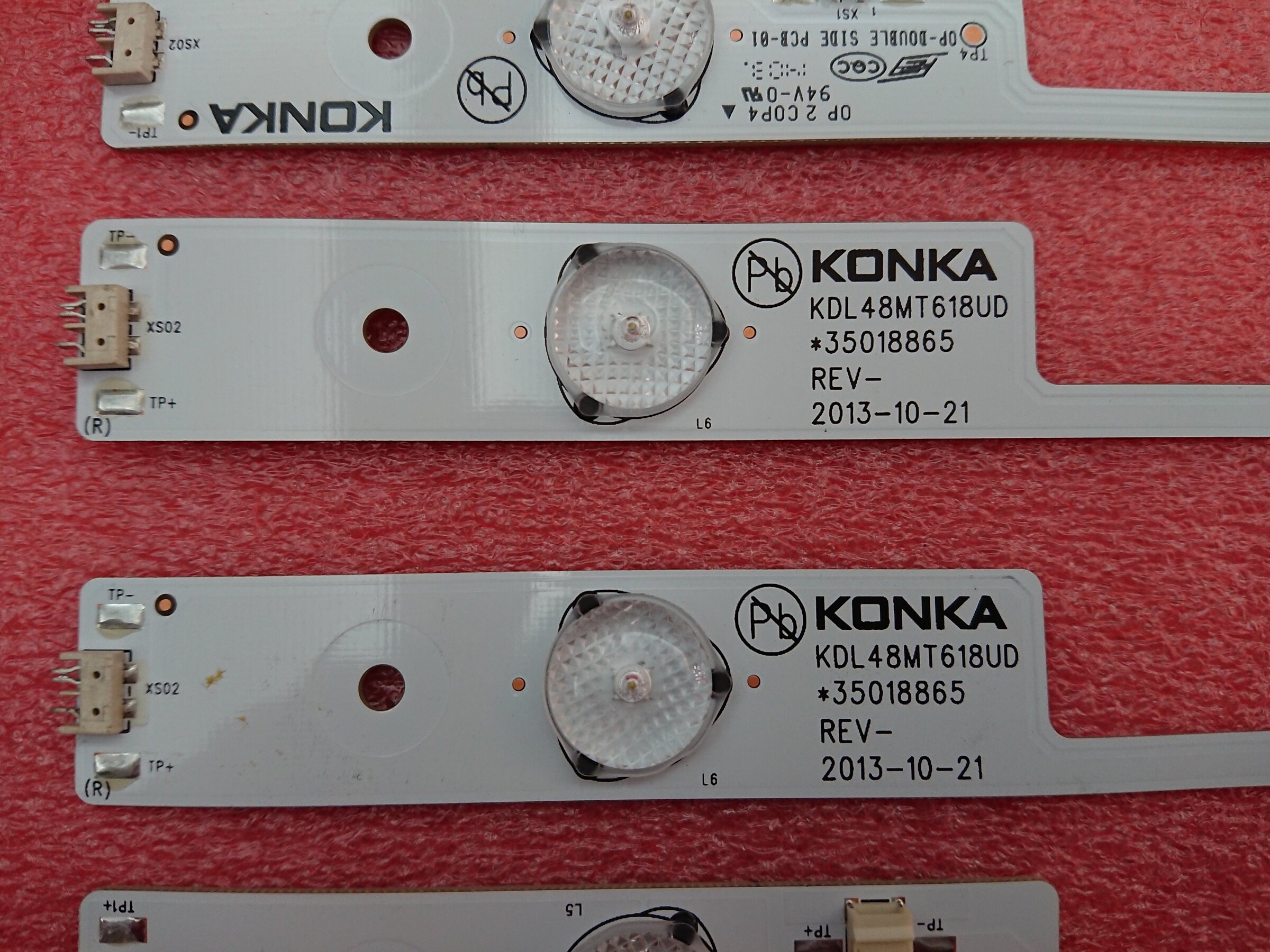 New original dress KDL48MT618UD 35018774 35018865 LED light strip 5 lights * 6V