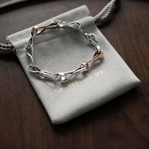 Authorized spot North Works Japanese hand-made antique silver coin copper bracelet retro bracelet