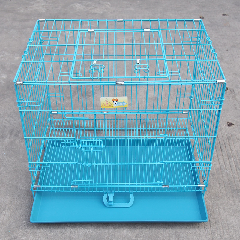 Chó lồng Le Jia táo bạo gấp thú cưng lồng chó thỏ lồng mèo lồng gà lồng chó Teddy lồng lồng - Cat / Dog hàng ngày Neccessities bình nước gắn chuồng