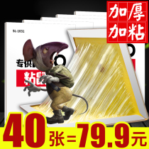 Sticky mouse board adhesive paste super strong household enlarged thickened large plate catching rodent rat artifact a nest end