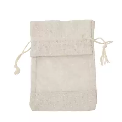 Open window Chinese style printed linen bag Bundle pocket Jewelry gift bag Storage sack Jewelry bag Tips small bag