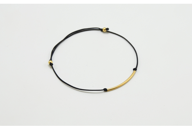 Phiên bản đơn giản Hàn Quốc 14k vàng nữ dây chuyền mỏng ghi chú vàng năm nay dây đỏ chuyển học sinh tay đen dây chân lắc chân nam