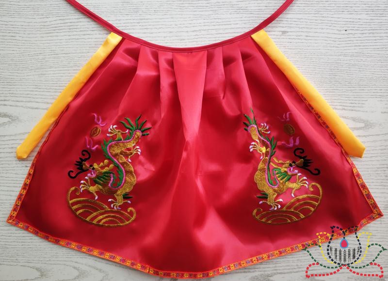 Home Supplies Direct Marketing Bodhisattva Embroidered Dragon Red Gown Clover Cloister Clothing Buddha Robe Dragon Cape Jacket Jacket