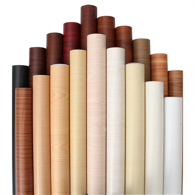 30 Wood wood door self - adhesive closet sticker moisture - proof decoration and waterproof repair old furniture refurbished wallpaper PVC