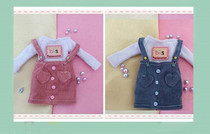 Strap skirt suit ob11 small cloth blythe Kerr 6 points bjd8 points bjd baby clothing material package drawing sample