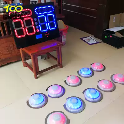 Shake sound net red trampoline pat light trampoline amusement park interactive game indoor bounce trampoline park factory direct sales