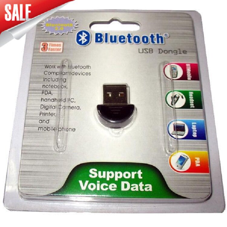 USB 2.0 Mini Thumb Bluetooth Adapter Driverless Transmission Fast Support XP WIN7 WIN8 Win10