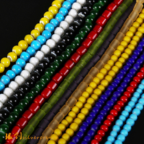 Glass beads Takahashi goros Japan imported Czech beads necklace deerskin rope men and women bracelet DIY loose beads