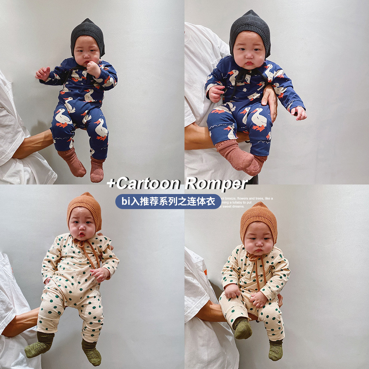 2022 Spring Autumn New Products Newborns Pure Cotton Long Sleeves Swarm Clothes Baby Foreign Pie Khaclothes Baby Personality Khaclothes