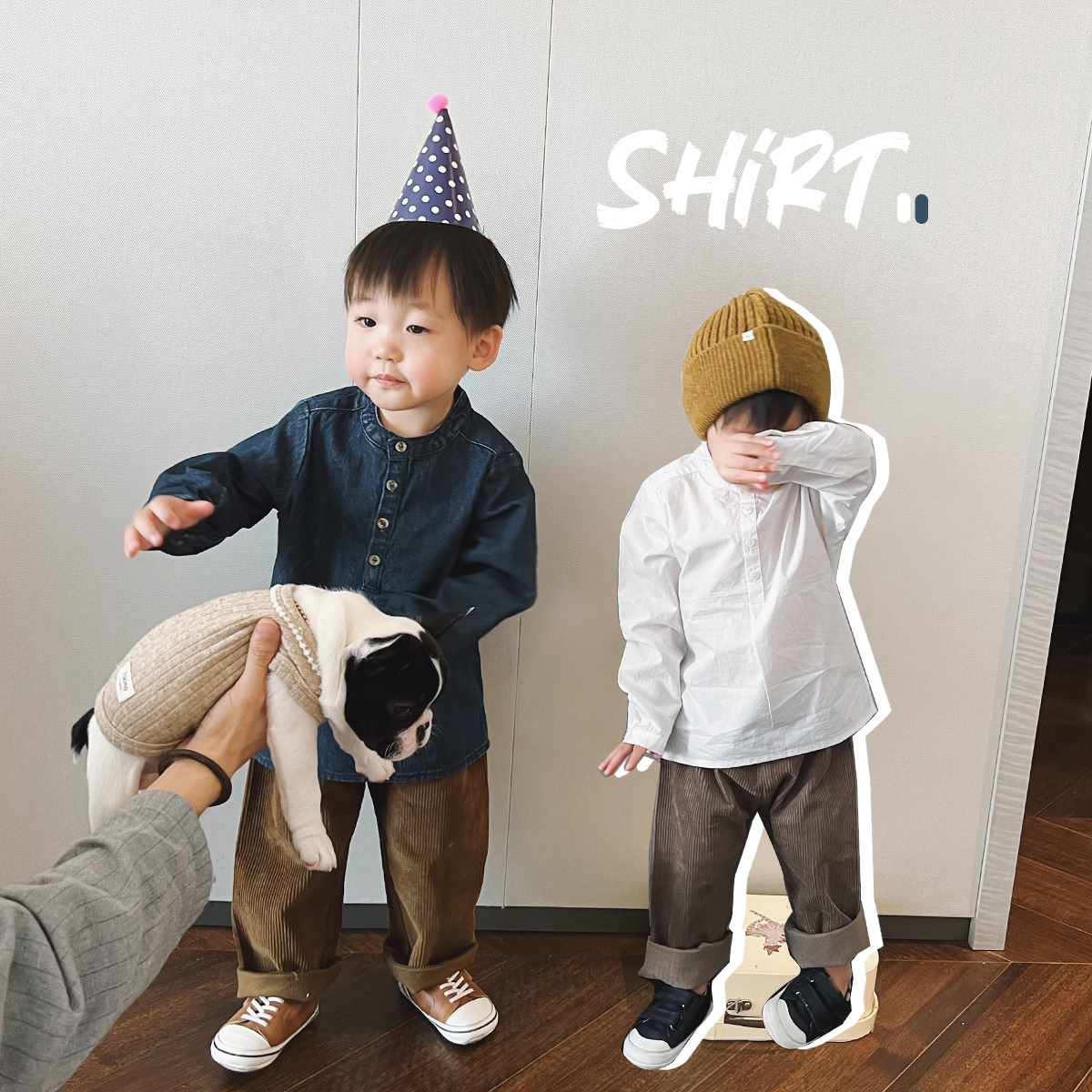 Allow baby girl child spring autumn style casual round collar shirt infant comfort pure cotton shirt baby foreign pie undershirt