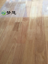 Menghui 18mm paint-free rubber wood integrated solid wood splicing board plug board Oak uv paint-free finger plate