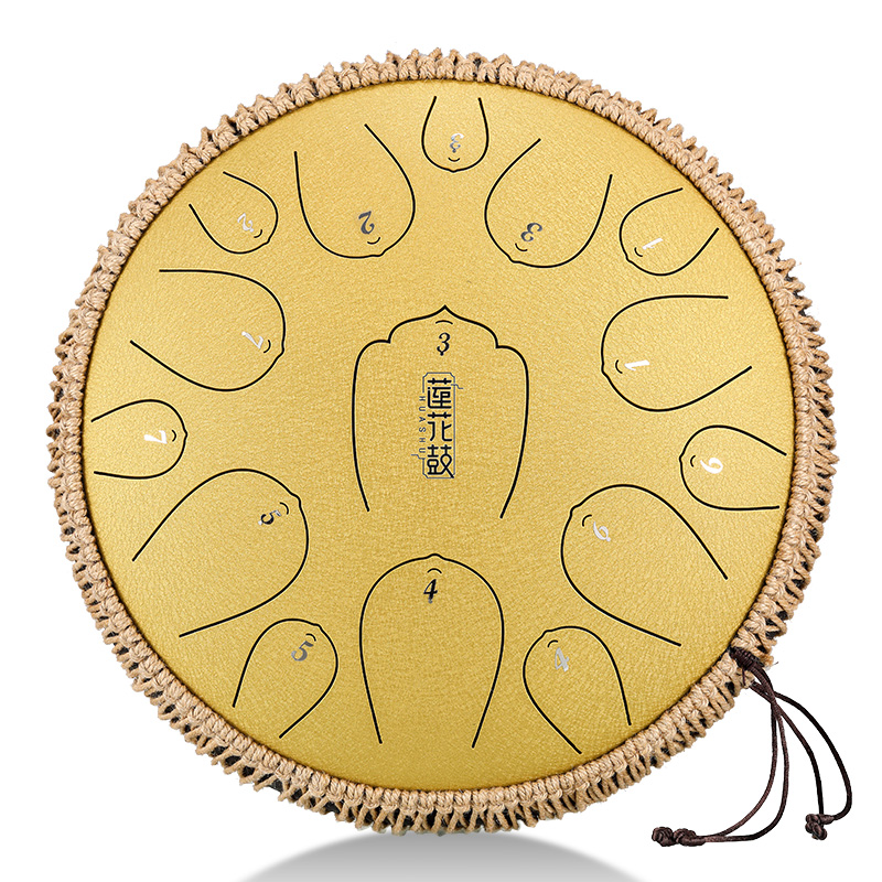 Pingshantang Huashu color empty drum no drum steel tongue drum lotus drummer dish adult beginner musical instrument Daquan popularity