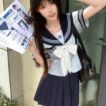 Oriye deer jk ຕົ້ນສະບັບ sailor suit ຊຸດແຂນສັ້ນ