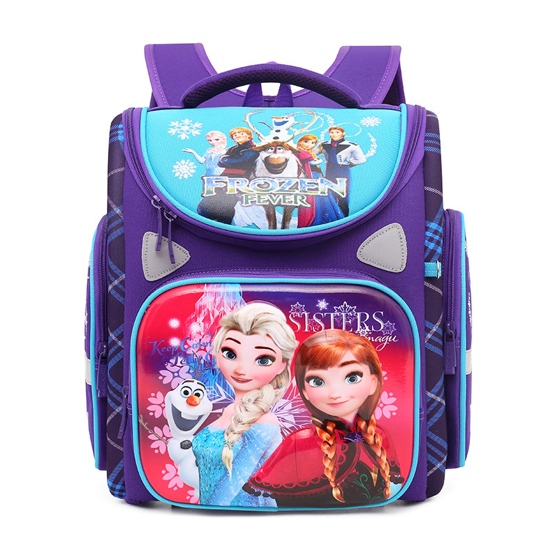 Boys and girls 7 schoolbags for primary school students 1-3-5 grades 8 load-reducing waterproof 9 ridges 10 lightweight 11-year-old wear-resistant backpack