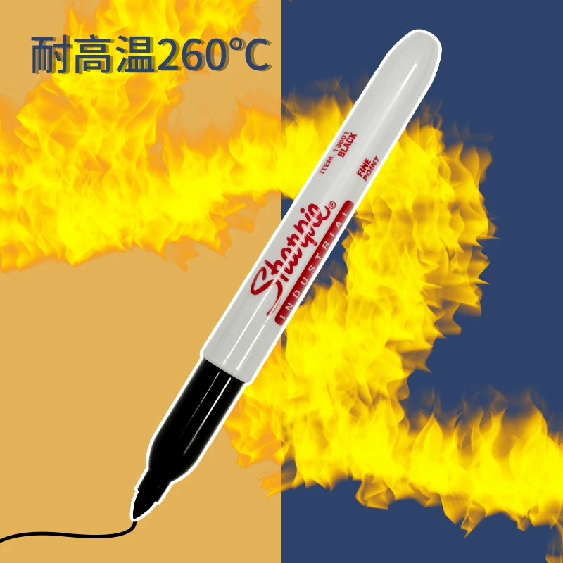 [三福Sharpie高温标记笔 耐高温耐低温 实验室记号笔13601 无尘笔]