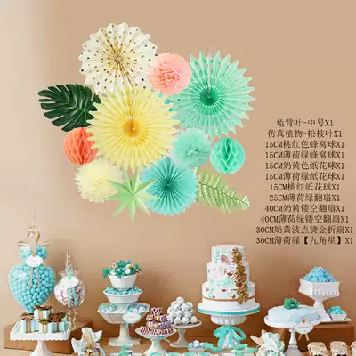 Mei Chen shopping mall window decoration shop Wedding activities Graduation festival scene decoration Kindergarten charm pendant