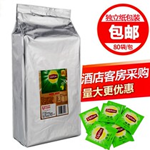 Lipton green tea bag independent paper packaging tea hotel room preferred tea bag 80 bags bag bag tea bag