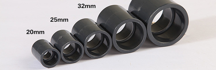 台湾三厘PVC直接头 UPVC直接管箍接管给水自来水管件鱼缸水族-阿里巴巴