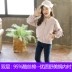 Quần áo trẻ em nữ mẫu áo mùa thu đông 2018 phiên bản mới của Hàn Quốc áo sơ mi nữ trẻ em đồng phục bóng chày dài tay