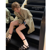 Small suit jacket womens suit top short section 2022 new style small high-end cold popular this year