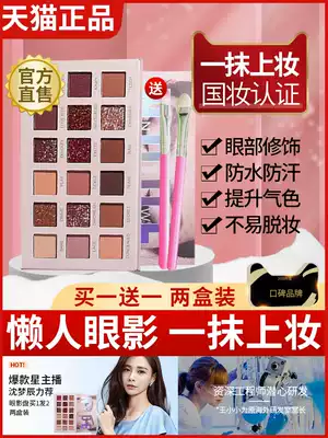 Eye shadow plate ins Super fire desert rose pearl powder earth color affordable student niche brand 2021 New