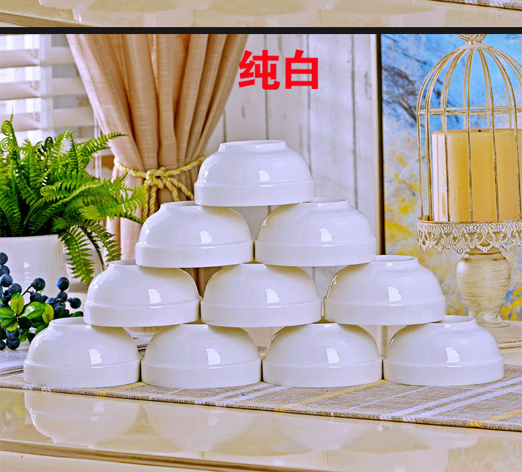 The dishes suit household jingdezhen European - style ceramics from ipads porcelain bowl chopsticks to eat bowl of Chinese style composite plate