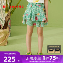Mall Same-section] EP YYing Tong Clothing Summer Dress Girl New Fruit Printed Design Casual Dress Pants 6221