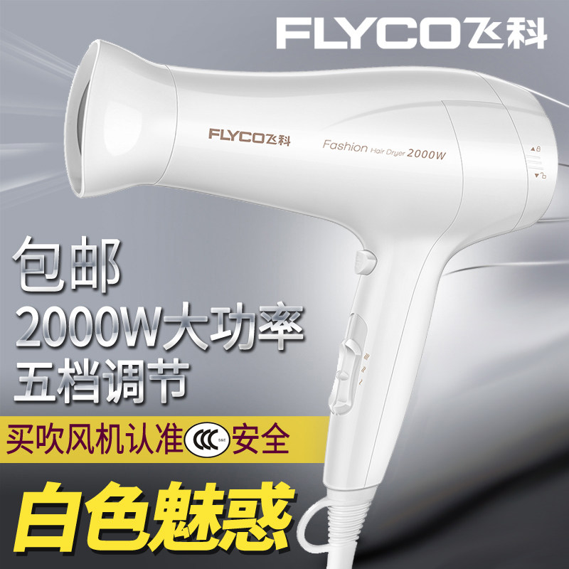 Flying Ko Hair Dryer Cylinder Home Professional Hairdressshop Special hot and cold hair dryer High power without injury FH6232