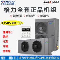 Gree cold chain cold storage full set of equipment Refrigeration unit one machine Small fresh-keeping refrigeration high and low temperature set machine