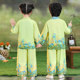 Hanfu Spring and Autumn Chinese Culture Suit Chinese Style Tang Suit Primary School Student Ancient Style Parent-Child Kindergarten Class Uniform New Year's Day Performance Costume