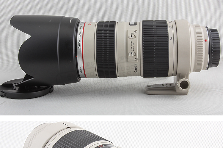 Canon EF 70-200mm f 2.8L USM ống kính 70-200 F2.8 nhỏ màu trắng tele SLR