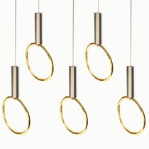 Clothing store hanging clothes ring ring hook gold display rack hanger womens clothing hanger clothes rack top hanging